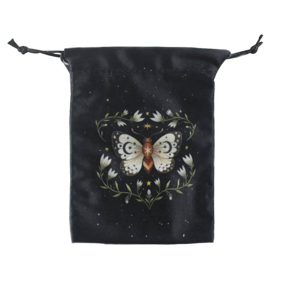 Tarot/Oracle Deck Bags - Moth and Botanicals Collection