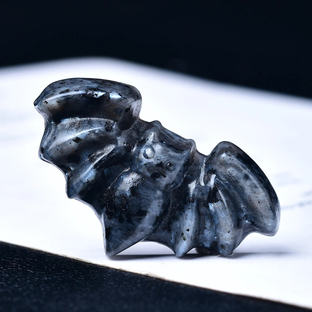Mini Bat Crystal Carvings