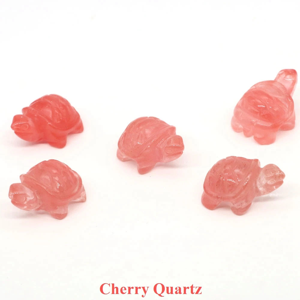 Mini Crystal Turtle Carvings