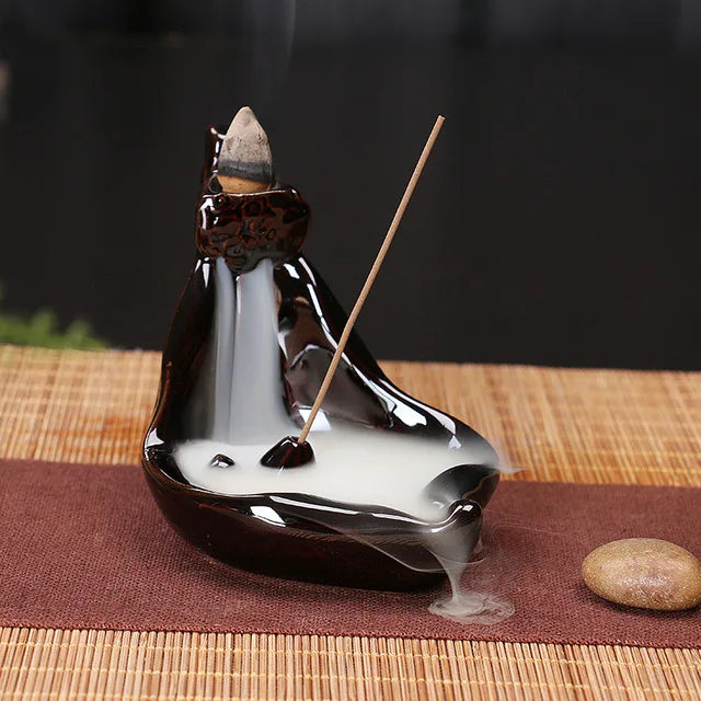Back Flow Incense Burners - Crimson Ash Collection