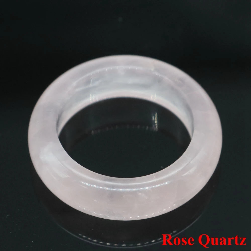 Solid Crystal Rings