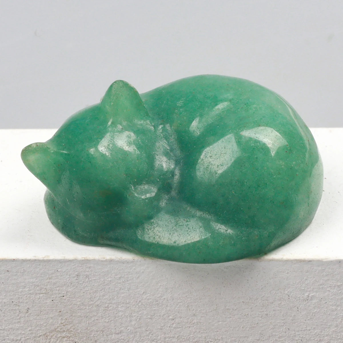Mini Sleeping Kitty Carvings