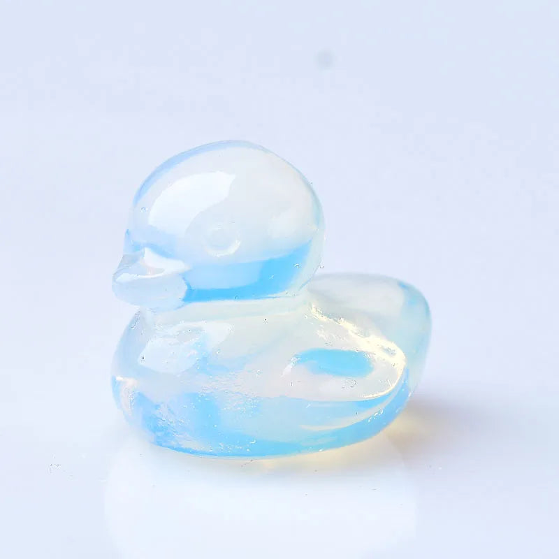 Mini Duckling Crystal Carving