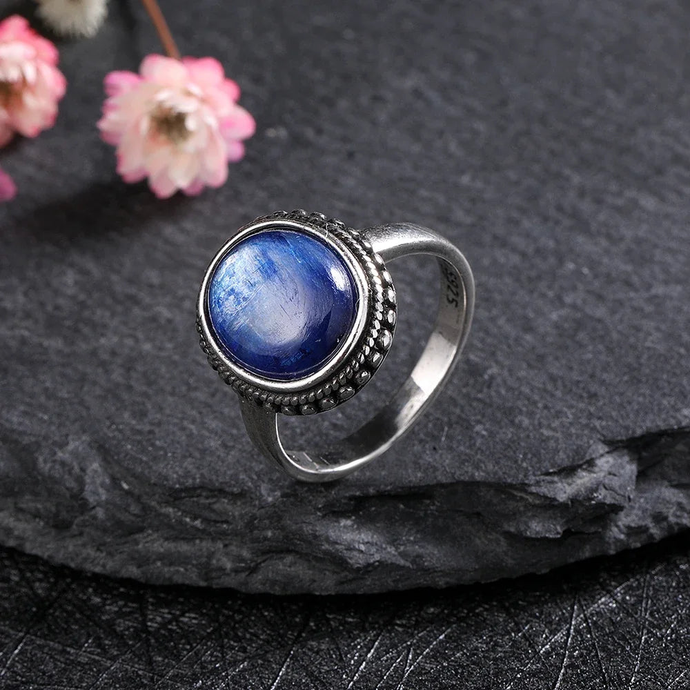 925 Sterling Silver Rings - Kyanite Collection - non-plated