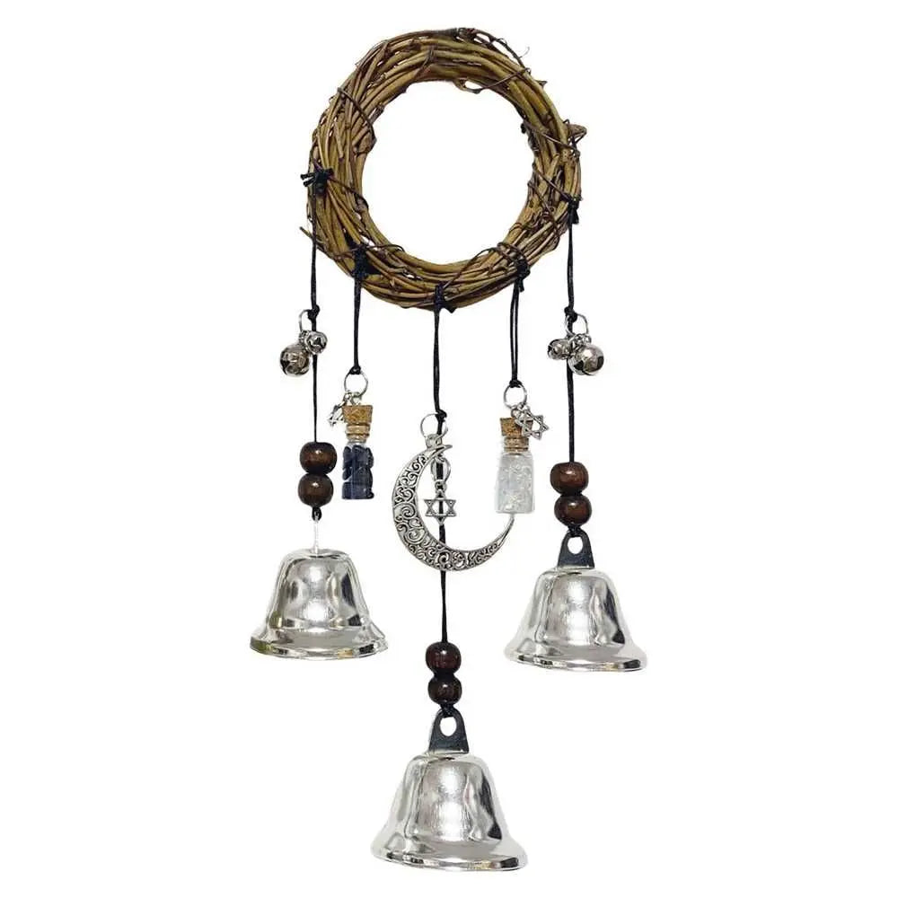 Hanging Wreath Witch Bells