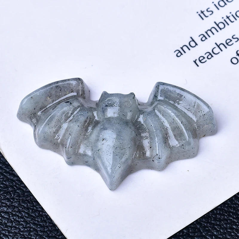 Mini Bat Crystal Carvings