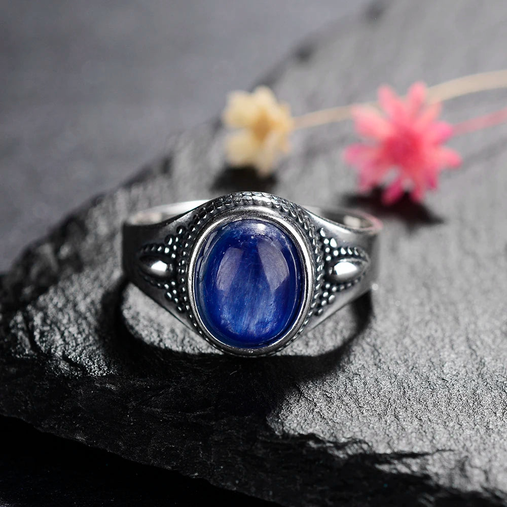 925 Sterling Silver Rings - Kyanite Collection - non-plated