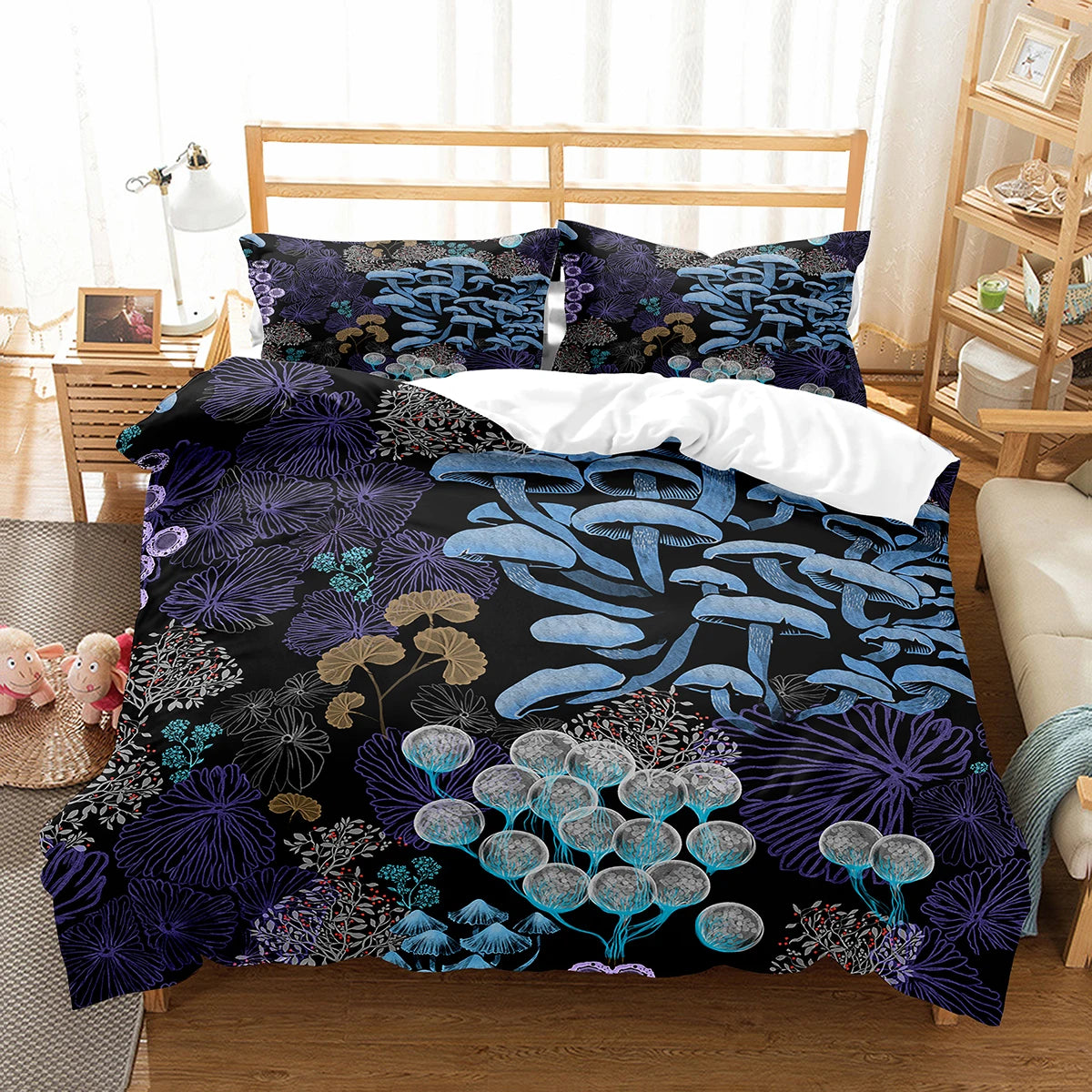 Duvet Cover and Pillowcase Sets - Mushroom Collection