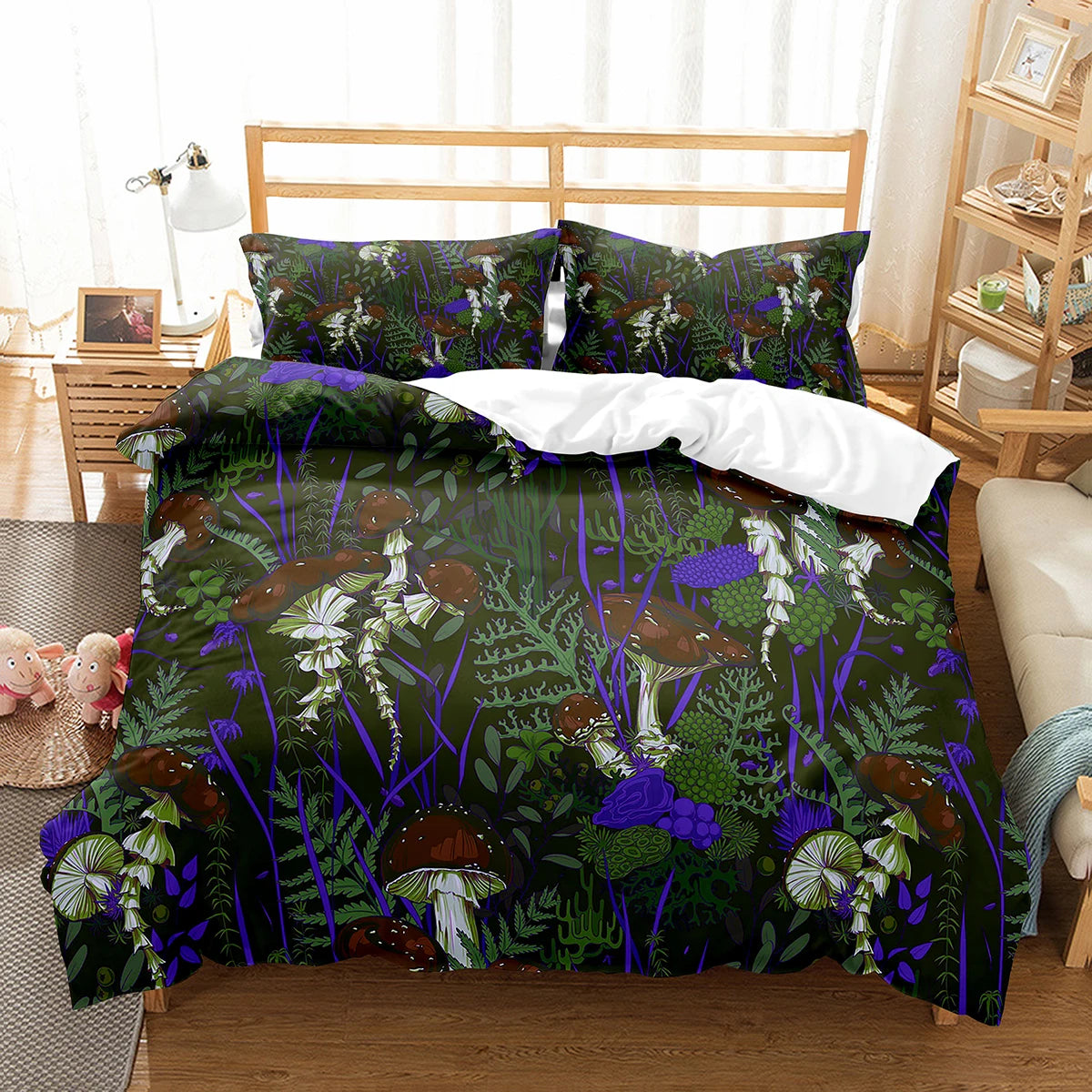 Duvet Cover and Pillowcase Sets - Mushroom Collection