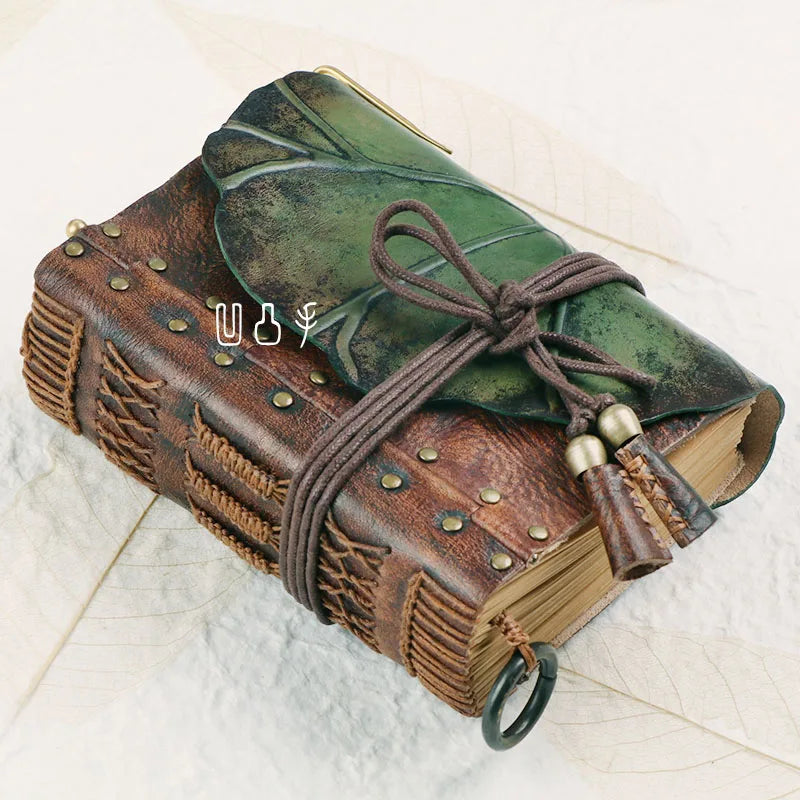 Leaf Leather Bound Journal