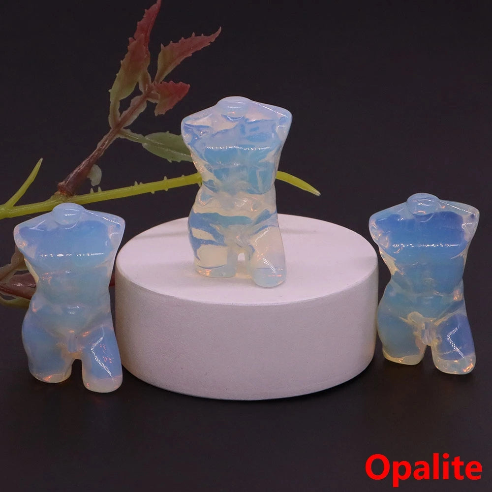 Mini Crystal Adonis Body Carvings