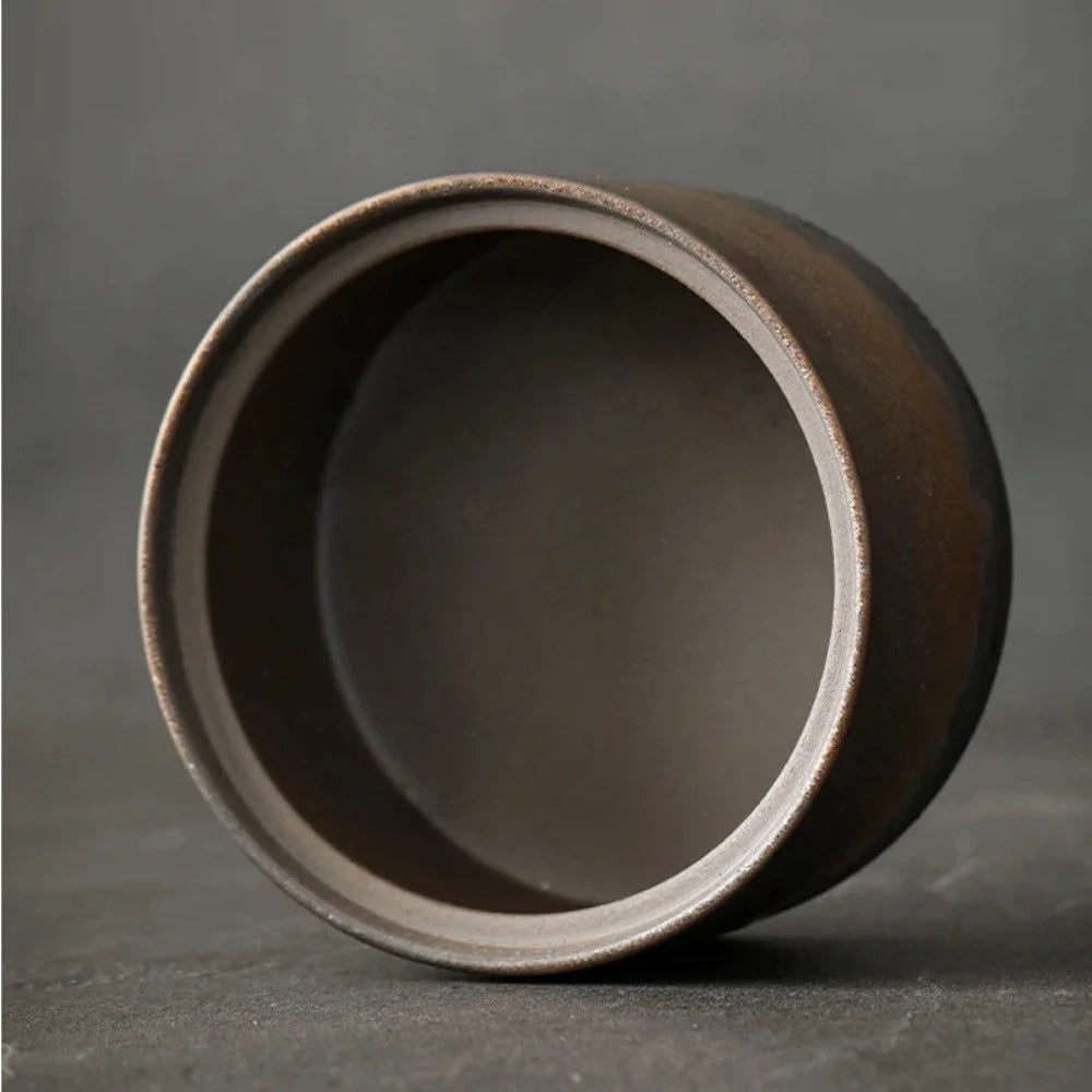 Handmade Round Ceramic Container