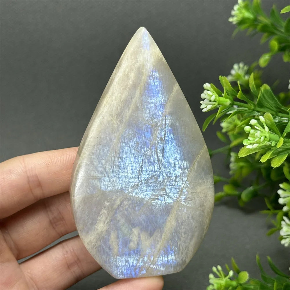 Moonstone Crystal Free Form Droplets