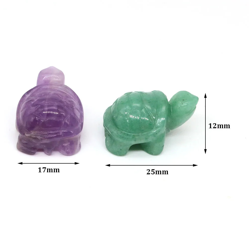 Mini Crystal Turtle Carvings