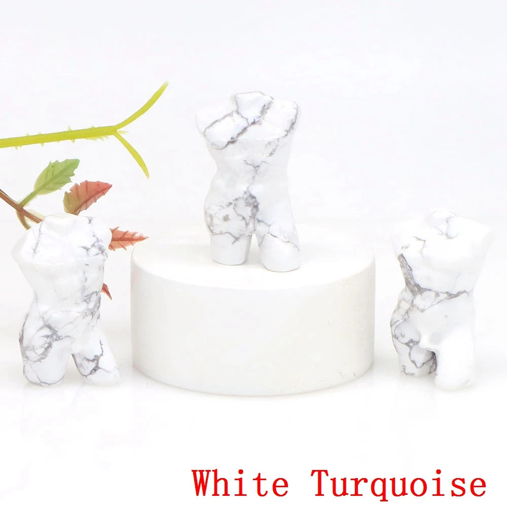 Mini Crystal Adonis Body Carvings