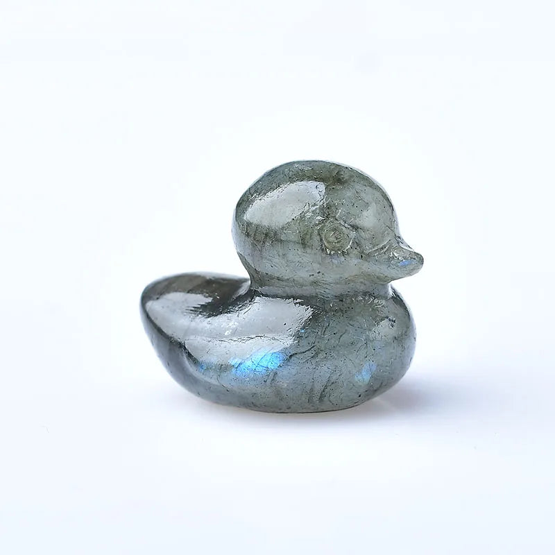 Mini Duckling Crystal Carving