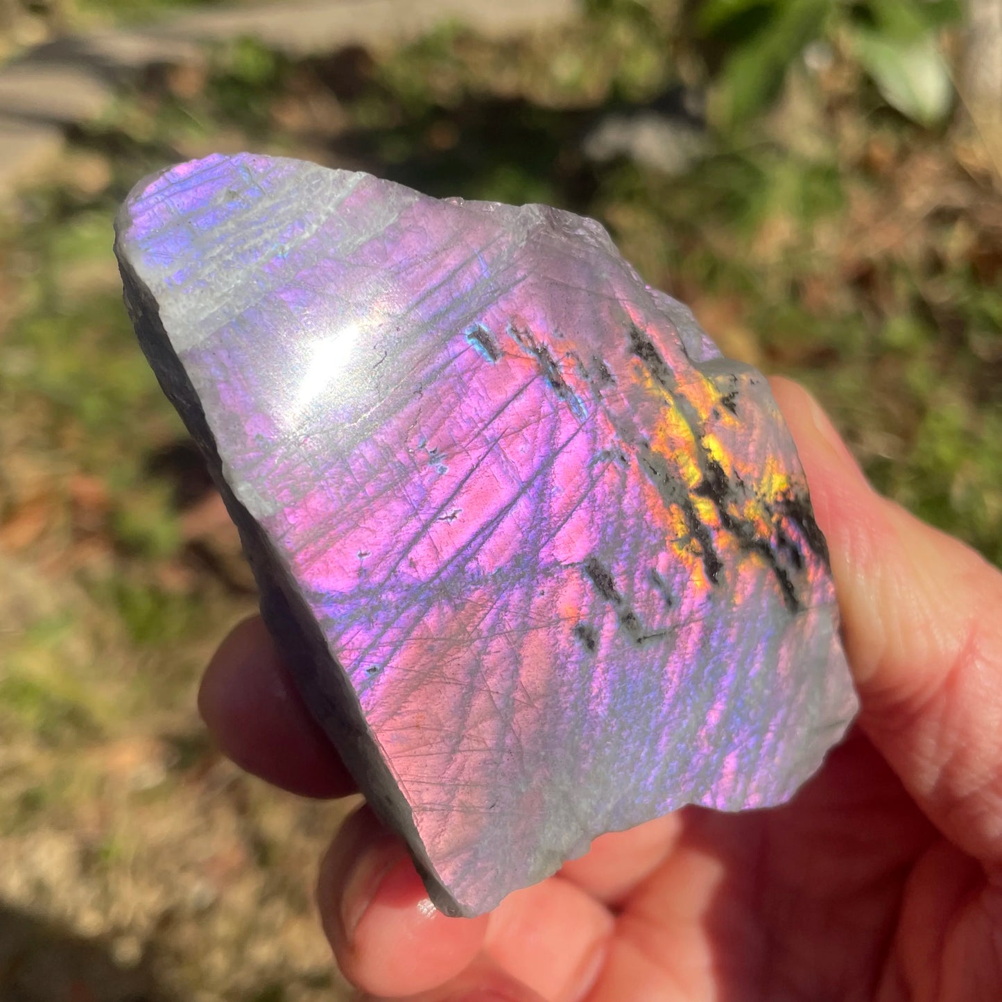 Purple Labradorite Slab