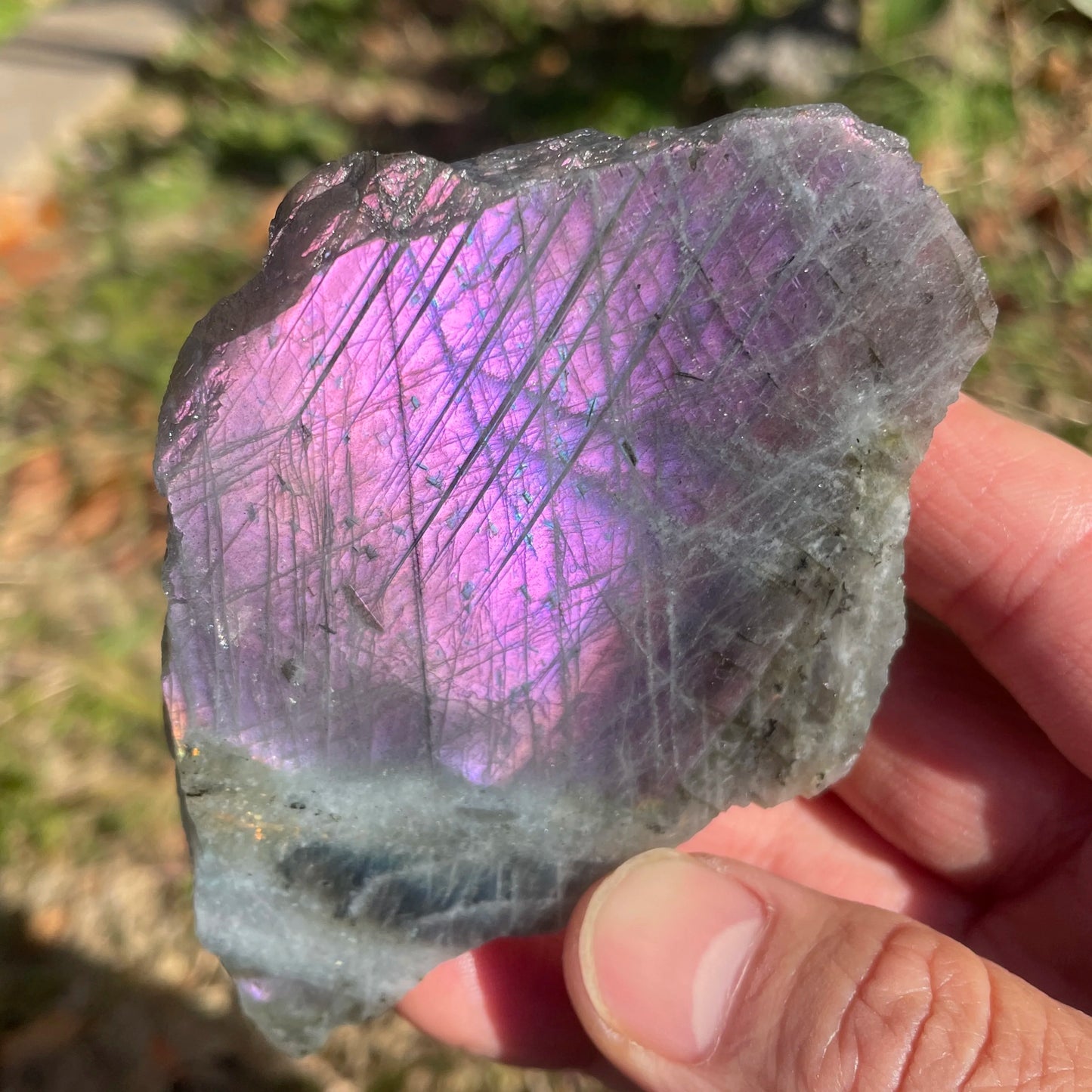Purple Labradorite Slab