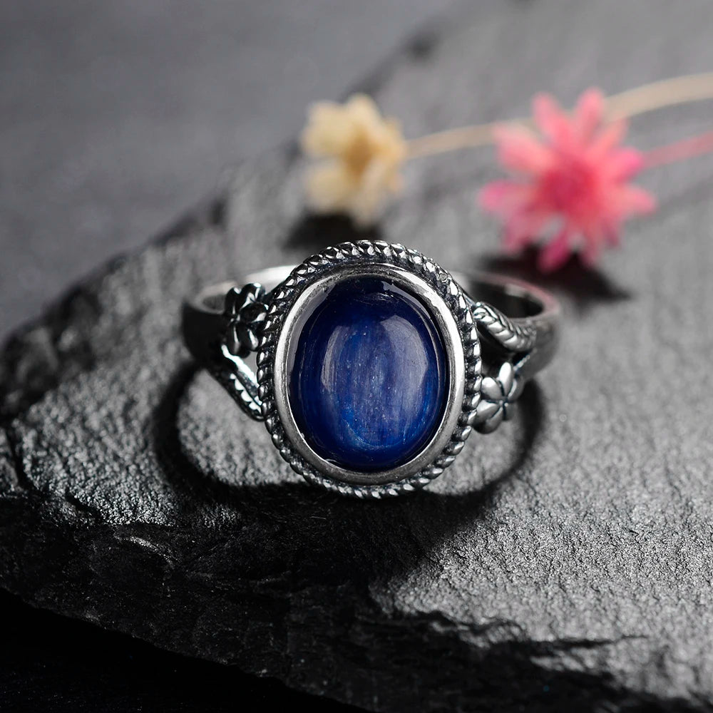 925 Sterling Silver Rings - Kyanite Collection - non-plated