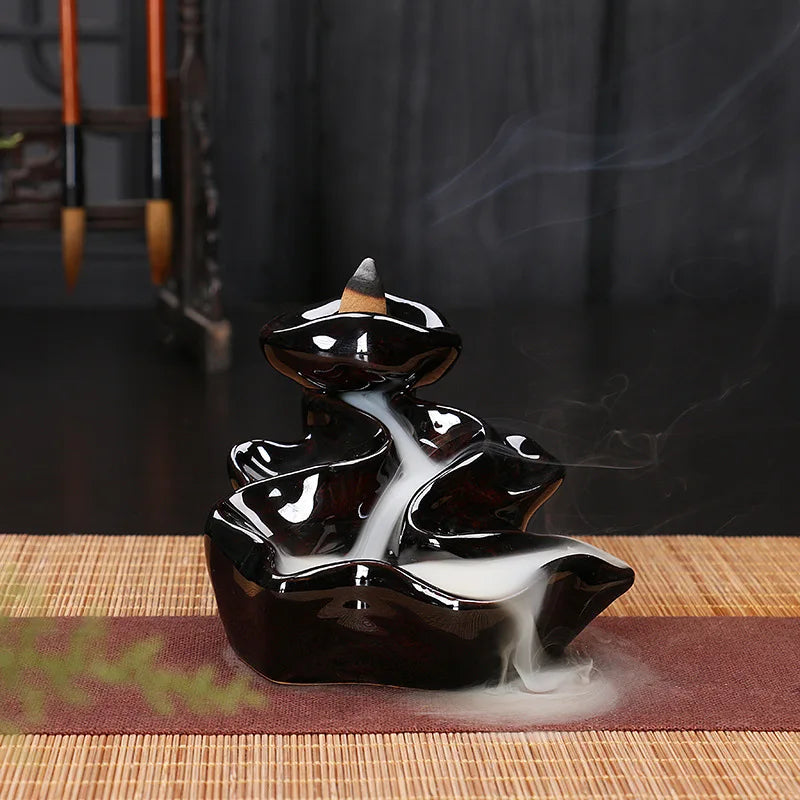 Back Flow Incense Burners - Crimson Ash Collection
