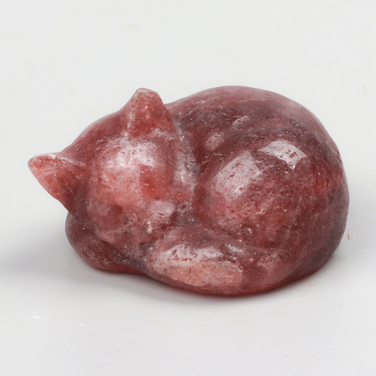 Mini Sleeping Kitty Carvings