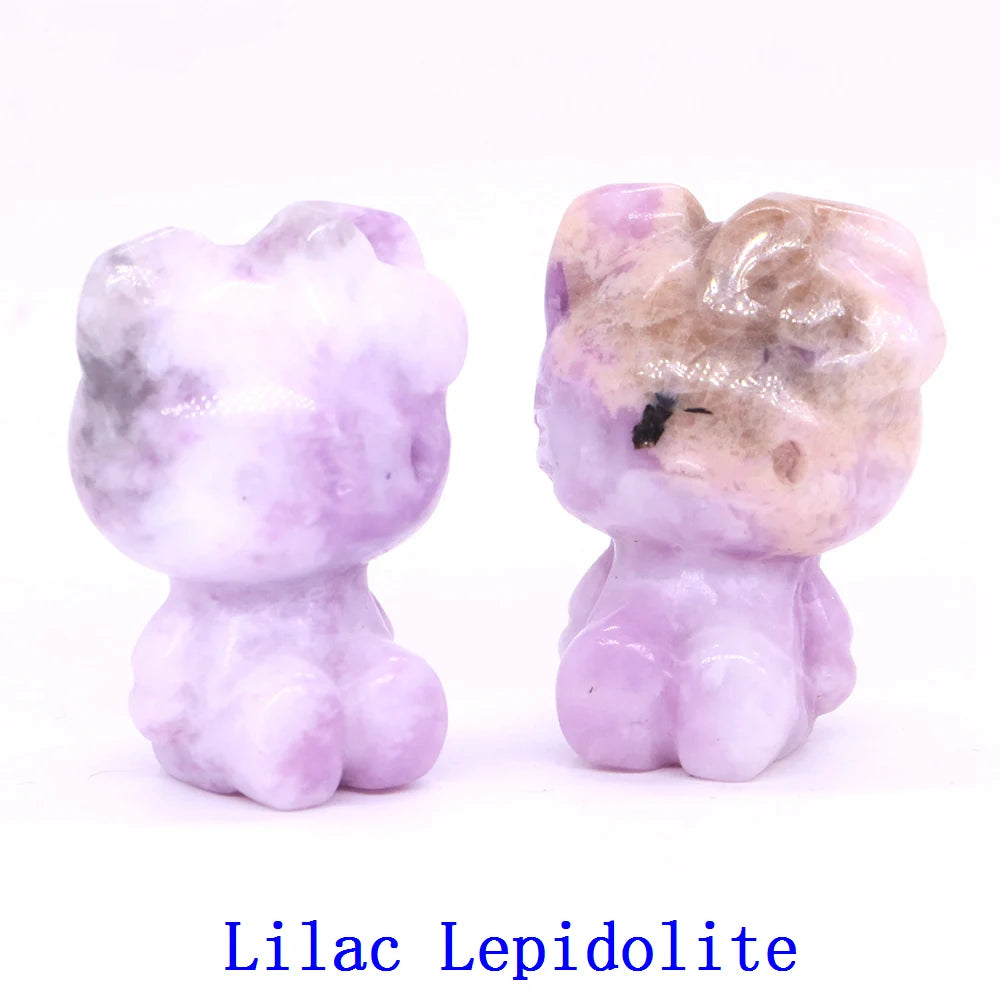 Mini Hello Kitty Crystal Carvings