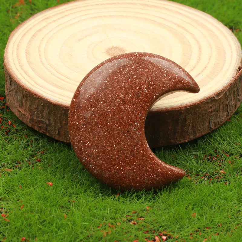 Mini Crystal Moon Carving