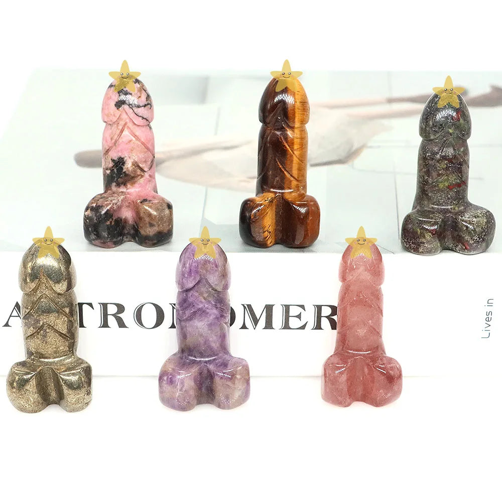 Mini Penis Crystal Carving