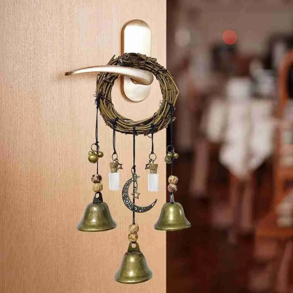Hanging Wreath Witch Bells