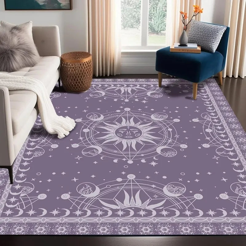 Sun and Moon Celestial Rug