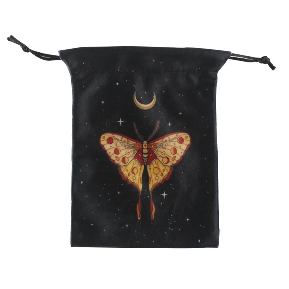 Tarot/Oracle Deck Bags - Moth and Botanicals Collection