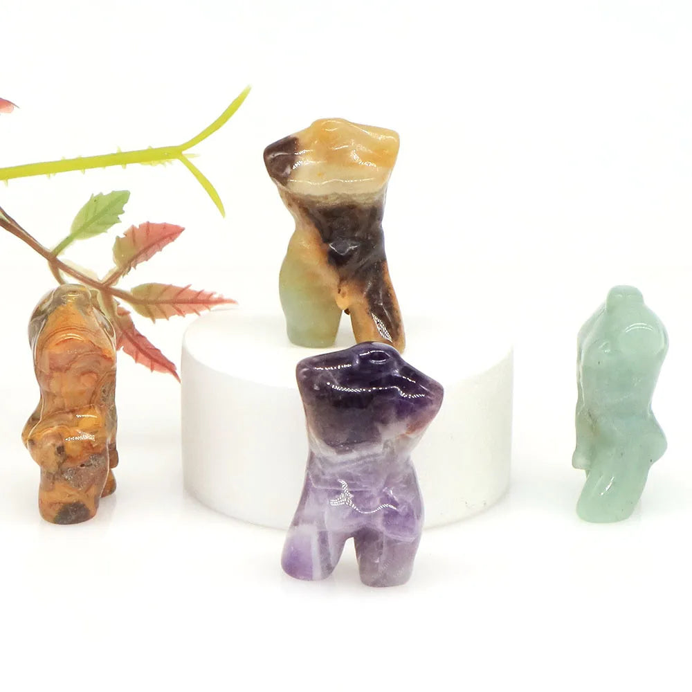Mini Crystal Adonis Body Carvings