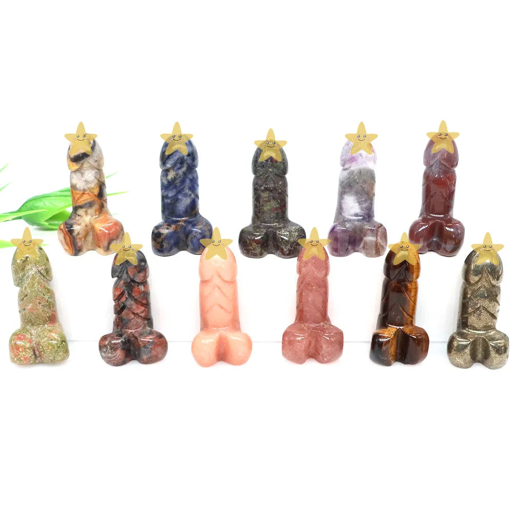 Mini Penis Crystal Carving