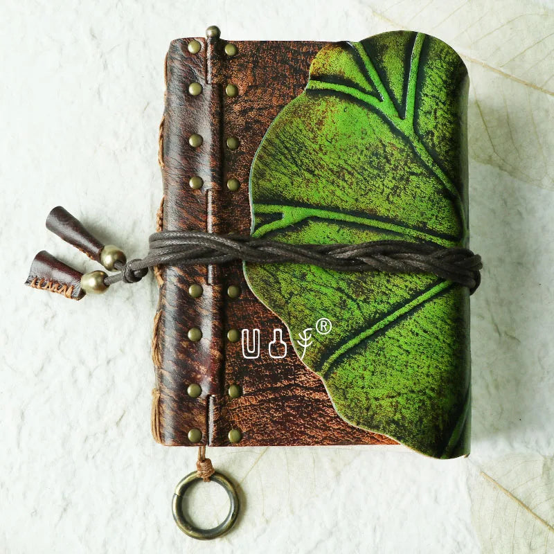 Leaf Leather Bound Journal