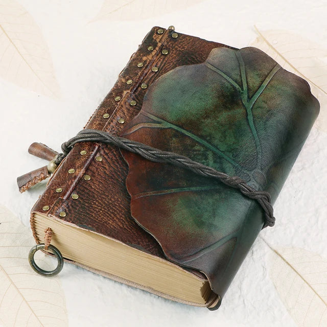 Leaf Leather Bound Journal