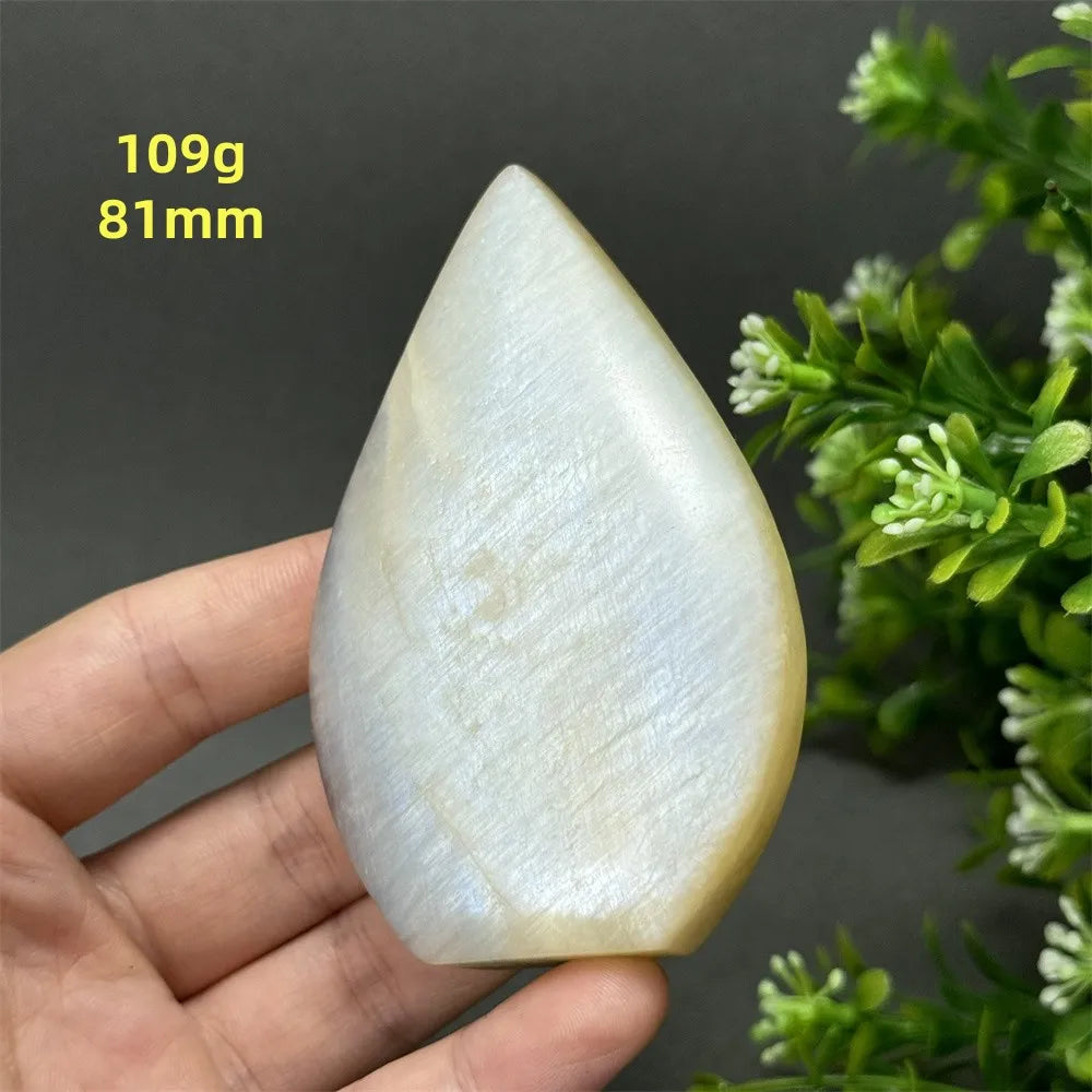 Moonstone Crystal Free Form Droplets