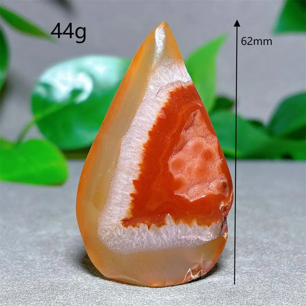 Carnelian Crystal Druzy Free Form