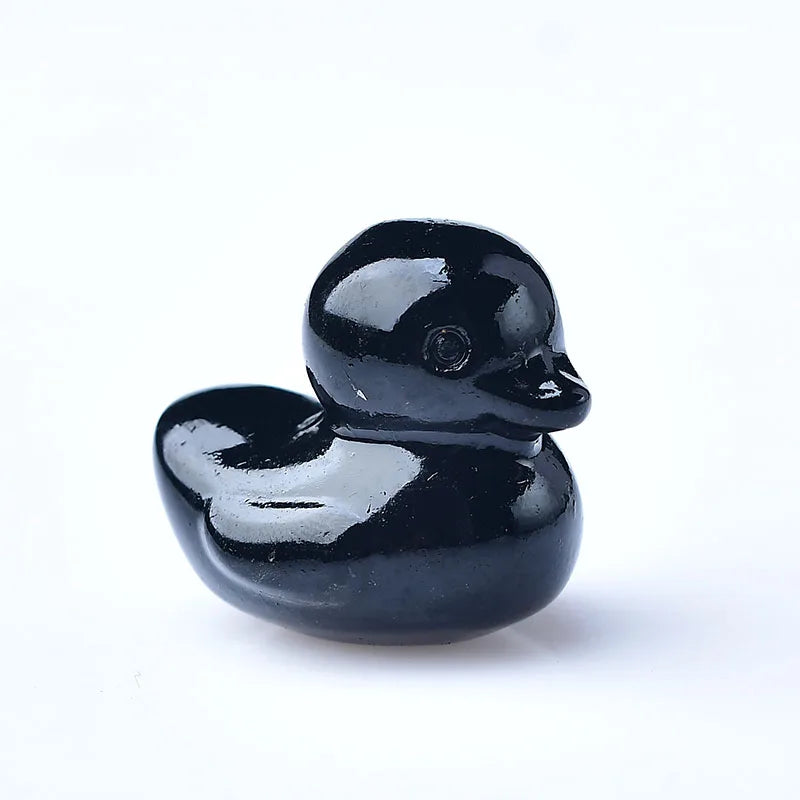 Mini Duckling Crystal Carving