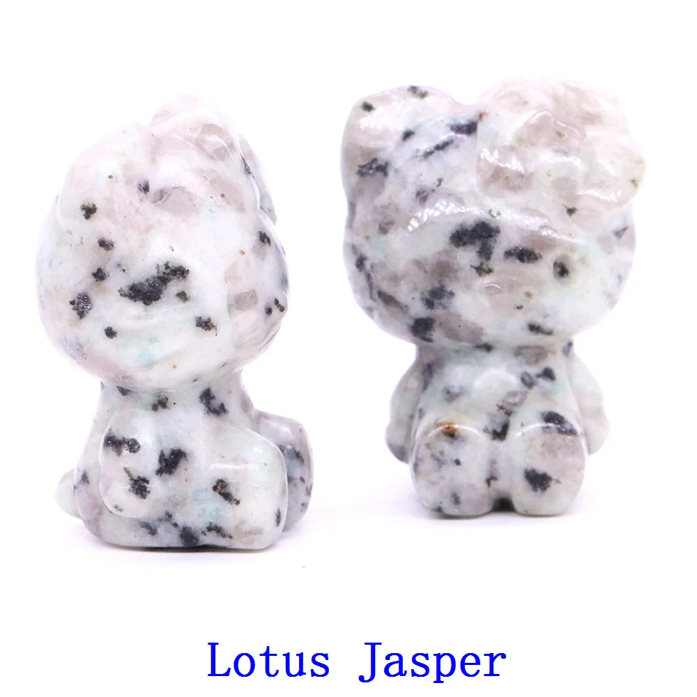 Mini Hello Kitty Crystal Carvings