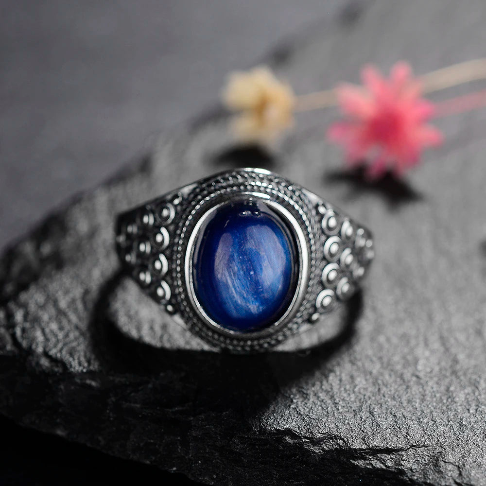 925 Sterling Silver Rings - Kyanite Collection - non-plated