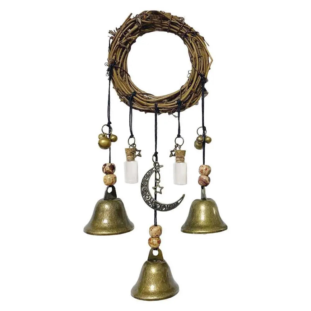 Hanging Wreath Witch Bells