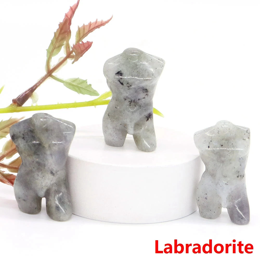 Mini Crystal Adonis Body Carvings
