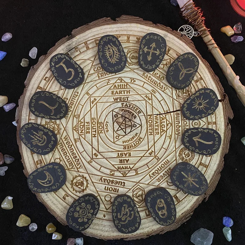 Wooden Witches Rune Set