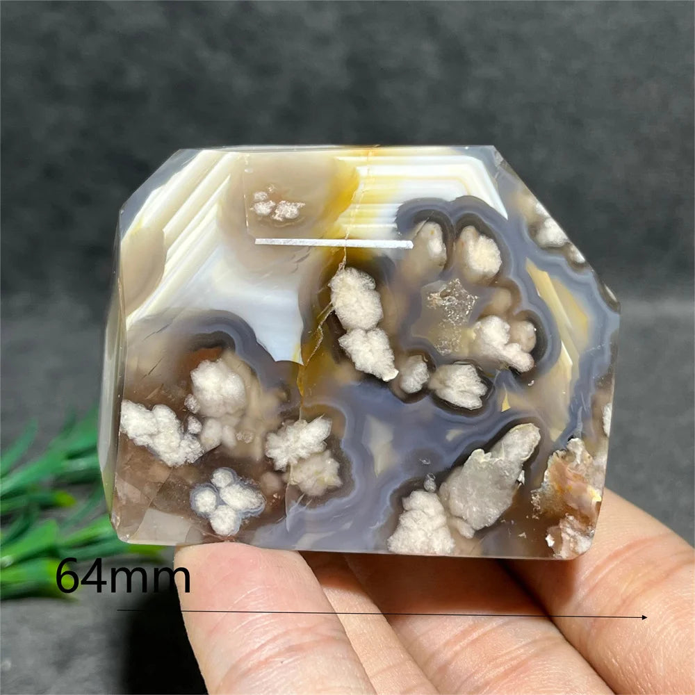 Flower Agate Crystal Free Form