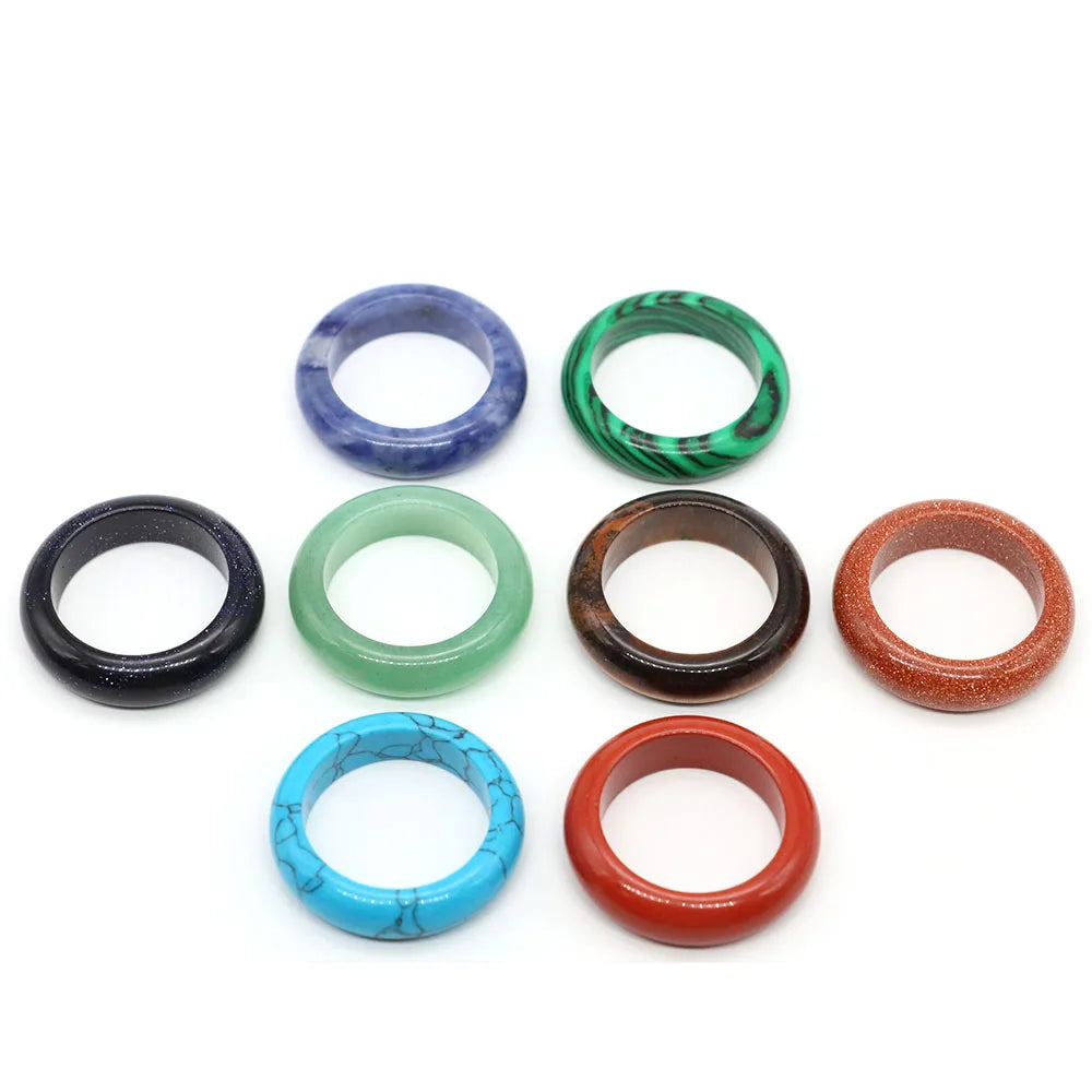 Solid Crystal Rings