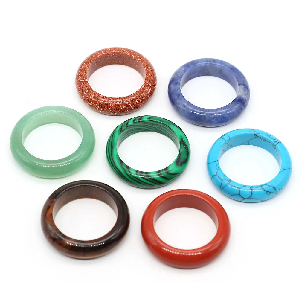 Solid Crystal Rings