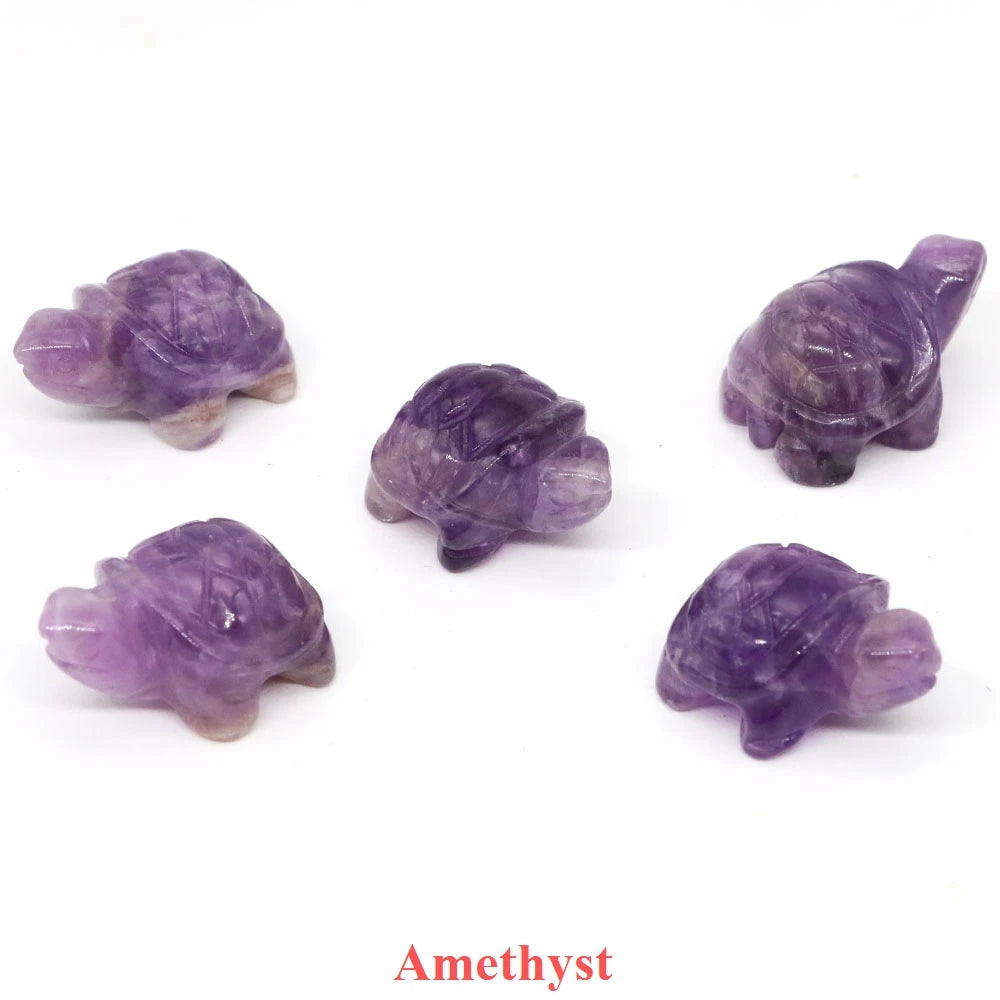 Mini Crystal Turtle Carvings