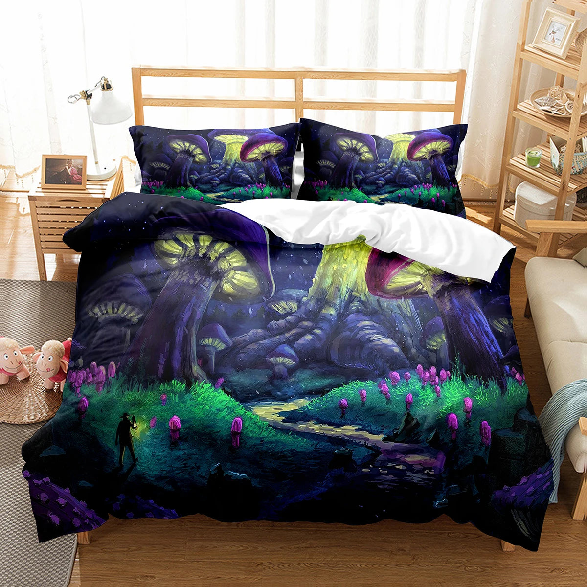 Duvet Cover and Pillowcase Sets - Mushroom Collection