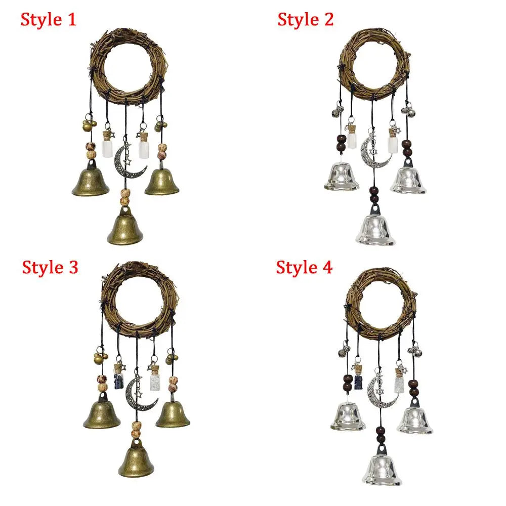 Hanging Wreath Witch Bells