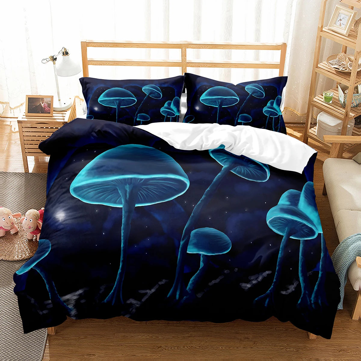 Duvet Cover and Pillowcase Sets - Mushroom Collection